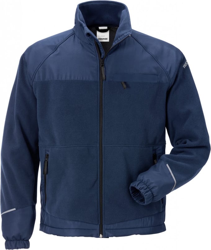 Fristads Winddicht Fleecejack 4411 Fle - Donker marineblauw - XL