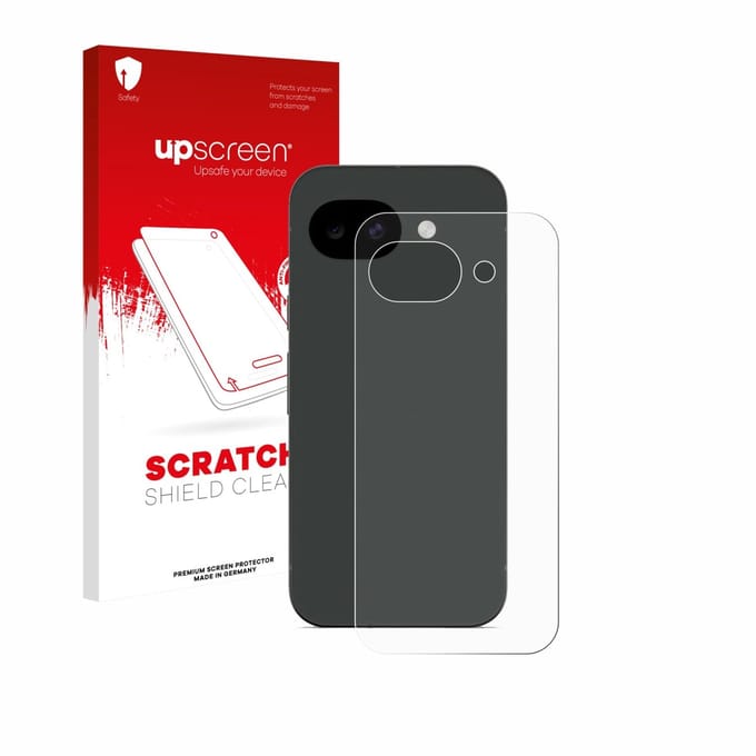 upscreen - Screenprotector voor Google Pixel 10a (Achterkant) - Folie Beschermfolie transparant