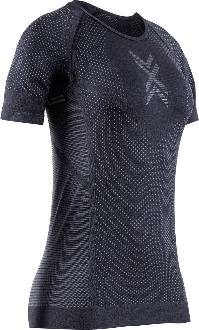 X-Bionic Xceed Hardloopshirt Korte Mouwen Dames X Black/Rhino Grey - XL