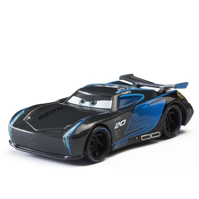 Auto speelgoed Pixar Lightning McQueen Jackson Storm Mater Sally Sheriff 1:55 Legering Diecast jongen Kerstcadeau gray