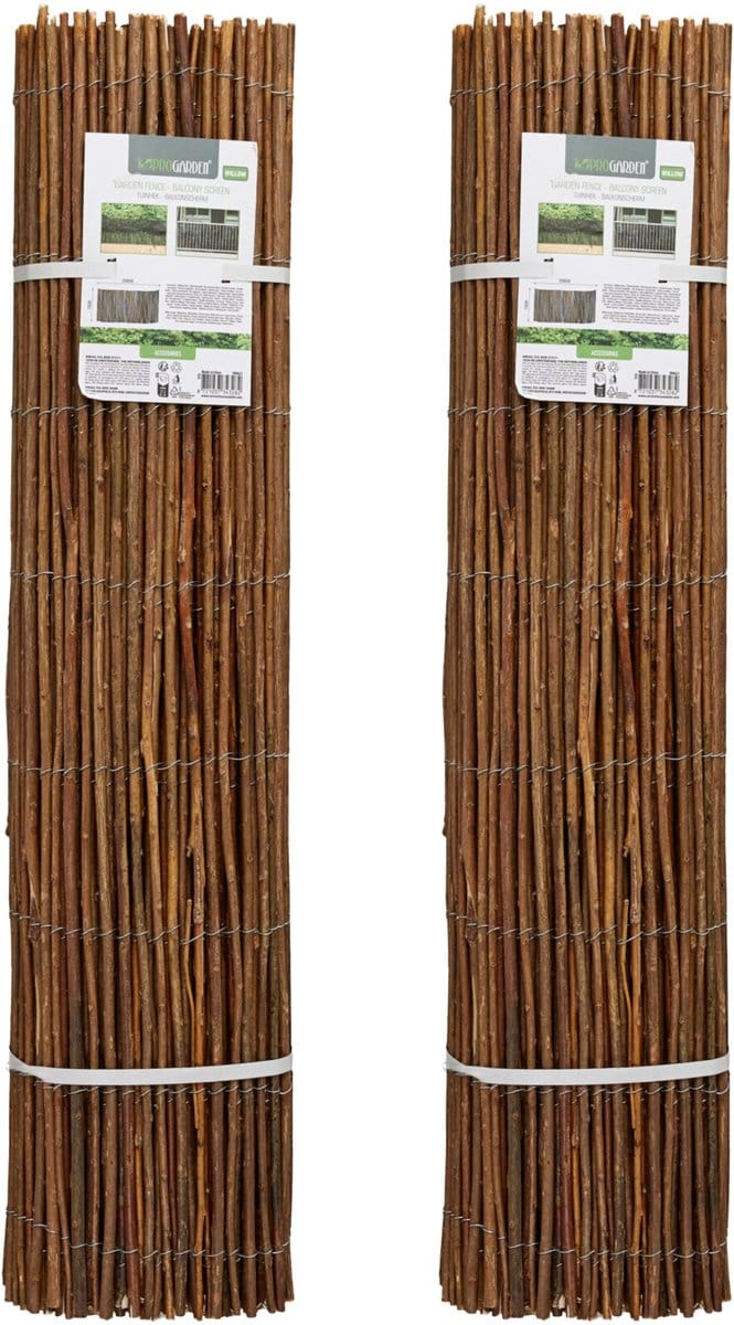 Progarden Wilgscherm / wilgmat - 5 meter - bruin - tuinscherm/schutting