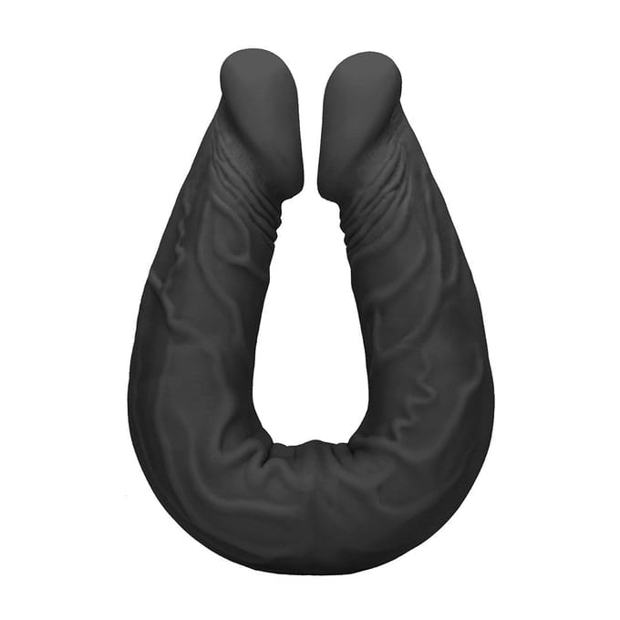 Realistische Dubbele Dildo zeer soepel 34 cm - Zwart