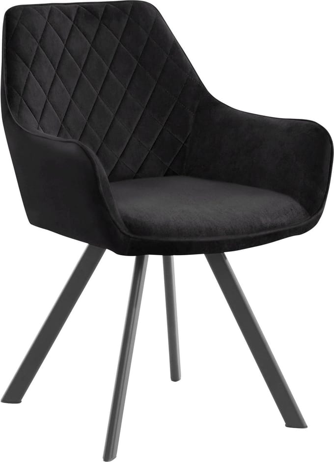 Olga-Fauteuil 1pk Zwart