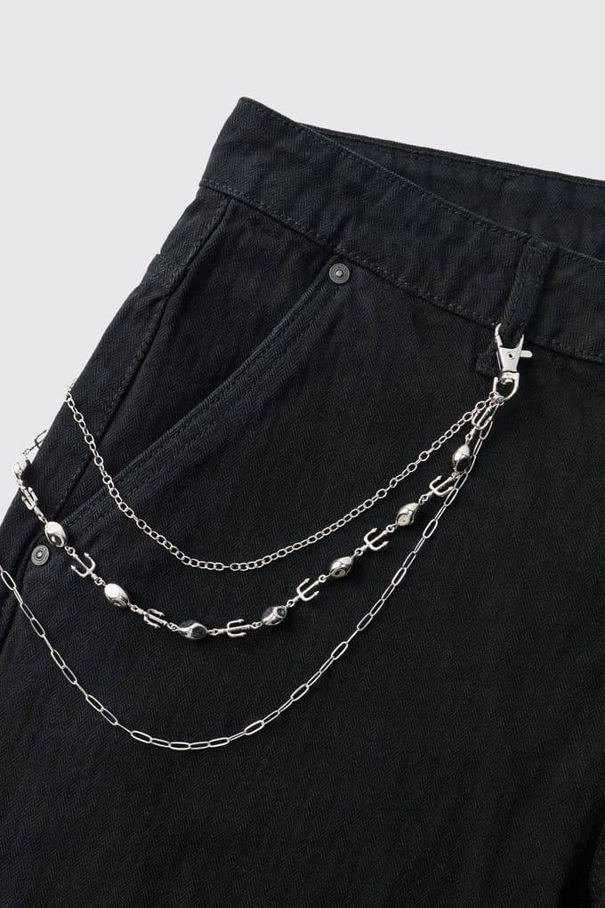 Tribale Jeansketting | Silver