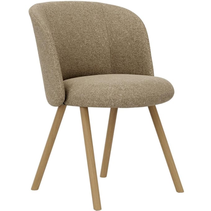 Vitra Mikado stoel eiken frame - Nubia bamboe/terra