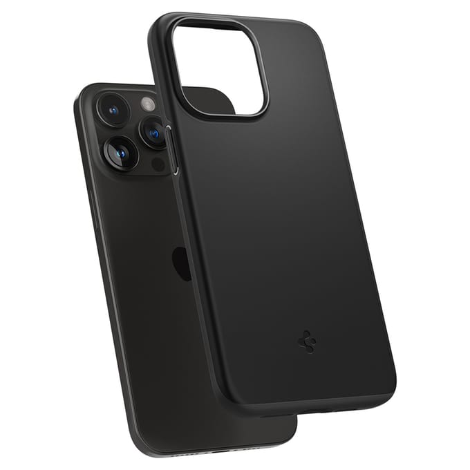 Spigen Thin Fit Hoesje voor de Apple iPhone 15 Pro Max - Back Cover Zwart