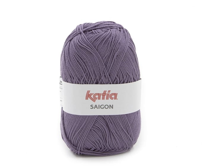 Katia Saigon - 45 aubergine - Acryl Garen