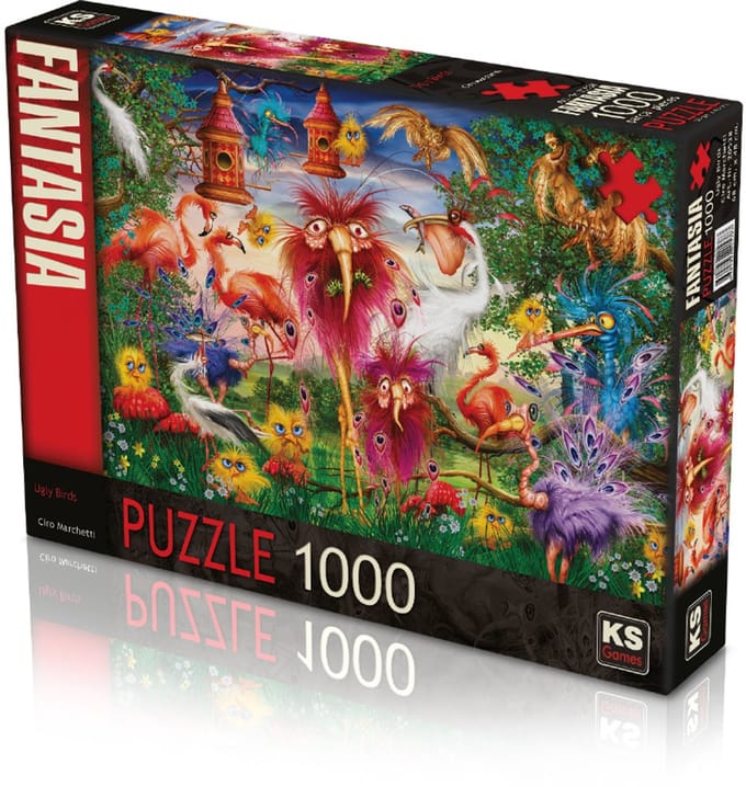 KS Games Ugly Birds – Legpuzzel – 1000 stukjes – 68 x 48 cm