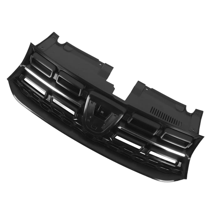 Voorbumper Grill Chroom 623107554R Vervanging Voor Dacia Sandero MK2 Standaard Facelift 2017 tot gray