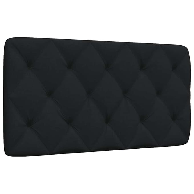 vidaXL - Hoofdbordkussen - 100 - cm - stof - zwart
