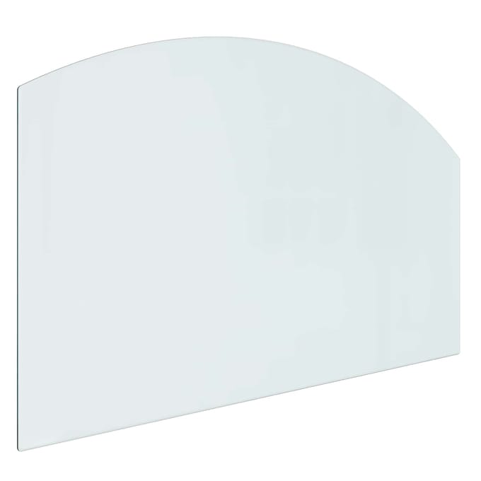 vidaXL - Glazen - haardplaat - Doorzichtig - 100 - x - 60 - cm - Glas