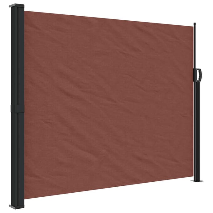 vidaXL - Windscherm - uittrekbaar - 160x600 - cm - bruin