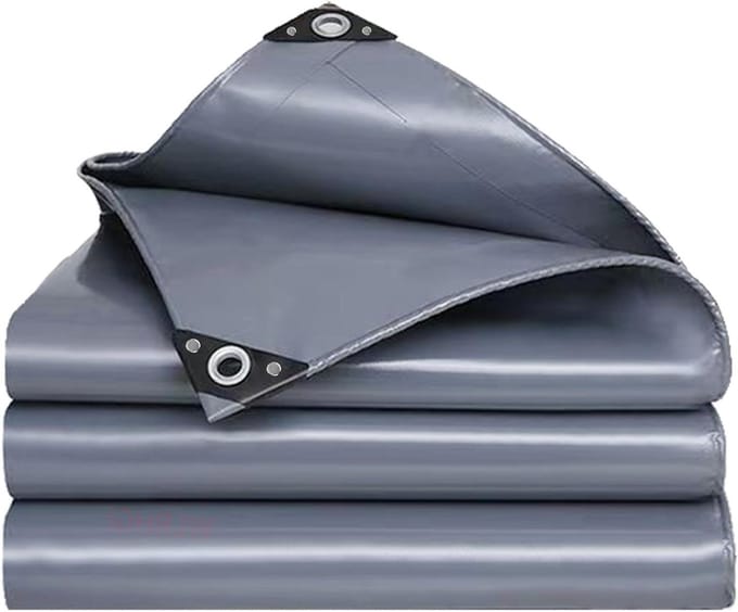 Waterdicht Dekzeil - Afdekzeil Tarp - Bescherming Buiten - Versterkte Ogen - 2.5 x 8 Meter - Grijs