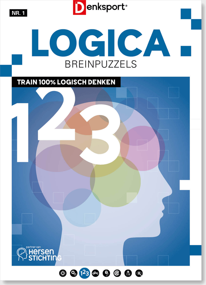 Denksport Puzzelboek Logica Breinpuzzels, editie 1