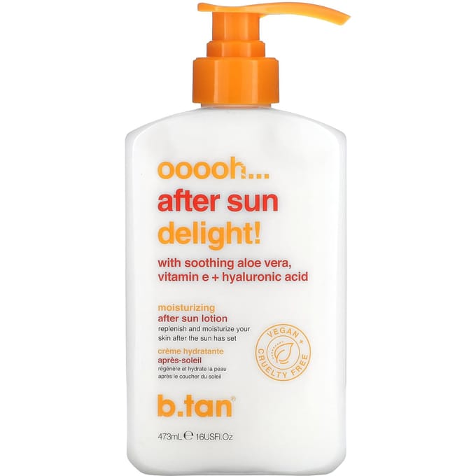 b.tan, After Sun Delight! Hydraterende After Sun Lotion, 16 fl oz (473 ml) white