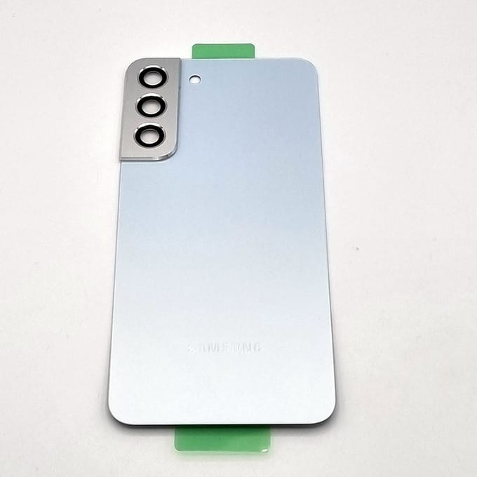 Achterkant Geschikt voor Samsung Galaxy S22 Plus – Premium – Lichtblauw