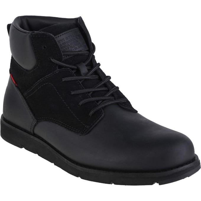 Levi's Jax Plus, heren zwarte veterschoenen 45 zwart