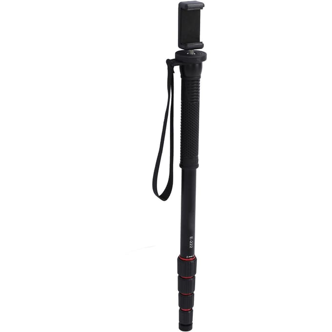 Camera Monopod Aluminiumlegering Uitschuifbaar 5 Secties 38 inch Schroefdraadgat 11lb Draagvermogen Telefoon