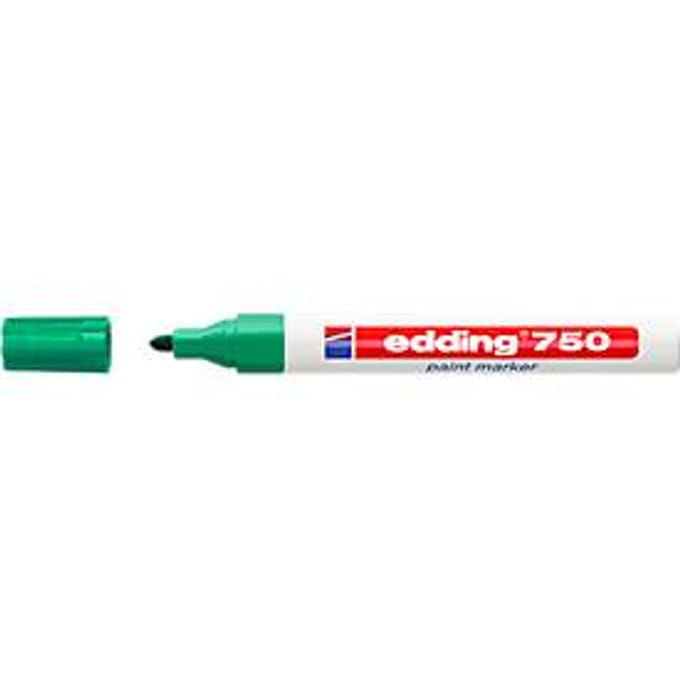 Permanente markeerstift Edding 750 Groen 10 Stuks