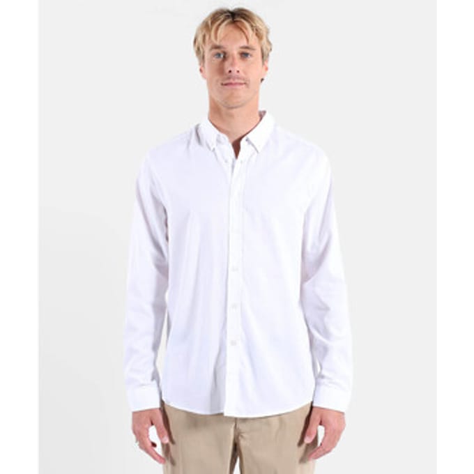 Overhemd Lange Mouw Oxbow Overhemd met lange mouwen OXFORD