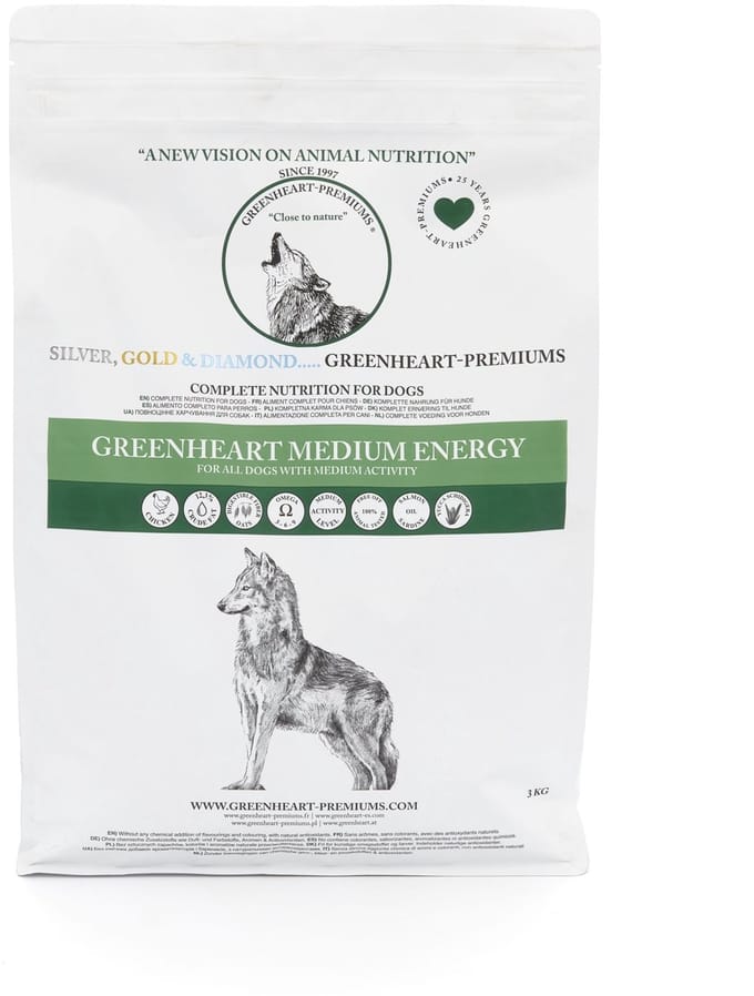 Greenheart hondenvoer Medium Energy 3 kg - Hond