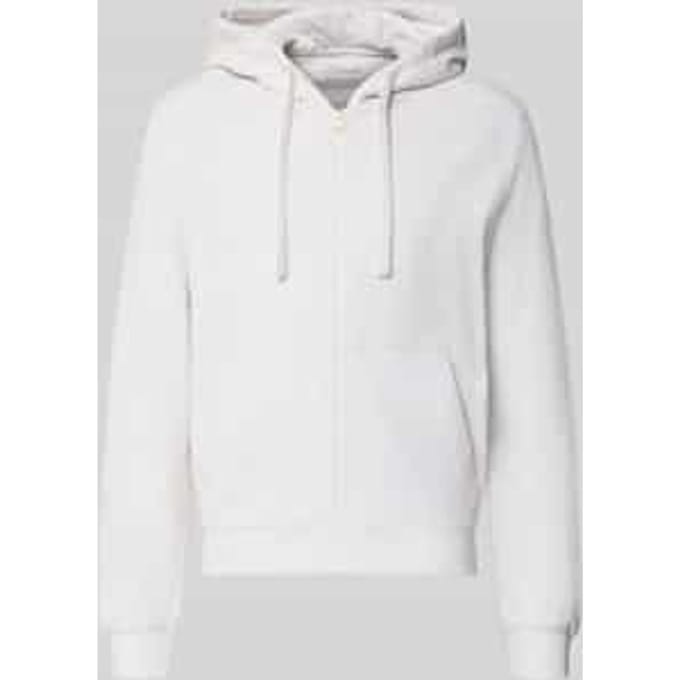 relaxed fit sweatjack van puur katoen