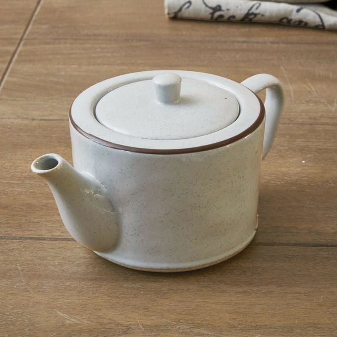 LOBERON Theepot Biarré grijs