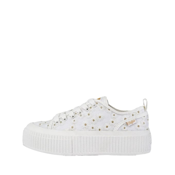 Sneakers met stitchings model 'MADISON LOW BLOOM'