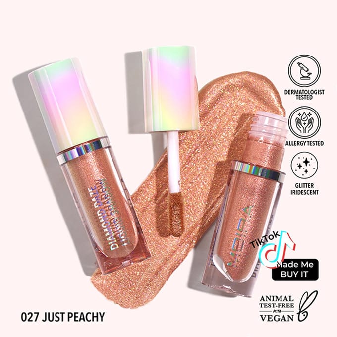 Moira Diamond Daze Liquid Shadow Just Peachy 027