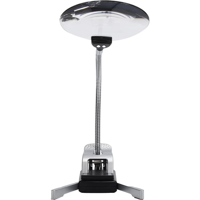 5X/10X Desktop Vergrootglas met LED-licht Verstelbaar Lezen Sieraden Maken Vergrootglas