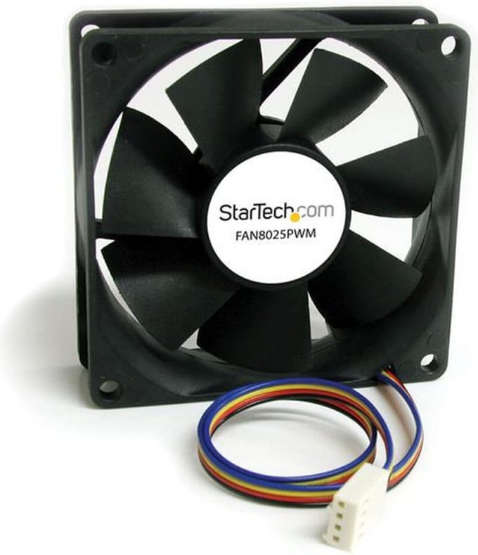 StarTech.com Case ventilator 80mm - FAN8025PWM - Case ventilator - 80mm - Black