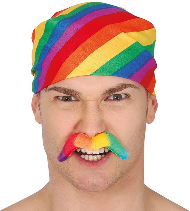 Regenboog Bandana Hoofddoek 1 Stuk multi