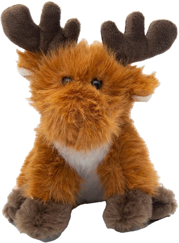 Cute since 1999 - Knuffel Rendier - Hurkende Rendier speelgoed - Baby knuffel - 14cm
