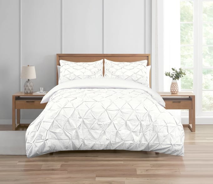 Beau Maison Dekbedovertrek Augustine Wit 140x200/220 cm + 1 kussensloop