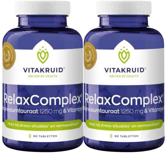 Vitakruid RelaxComplex - 2 x 90 tabletten - Voordeelverpakking