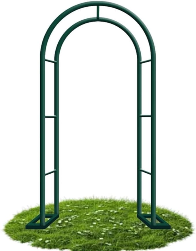 Metalen Tuinboog - Pergola Prieel - Bruiloft Decoratie - Stevig Belastend Ontwerp - 2.0-2.5 m - Groen