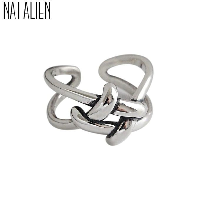 Creatieve Stijl Boho Strik Ringen Voor Vrouwen Mannen Verstelbare Ring Mode Bedel Sieraden Groothandel gray
