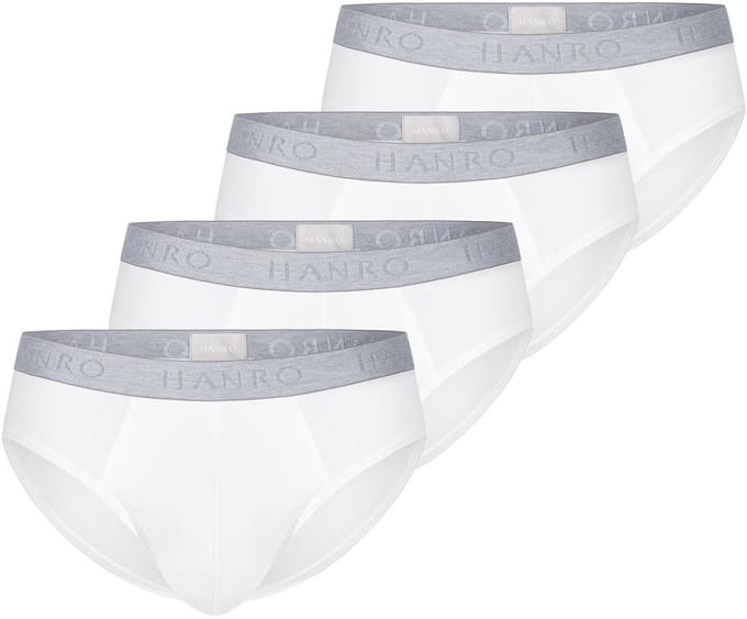 Hanro Heren slip / onderbroek 4 pack Cotton Essentials