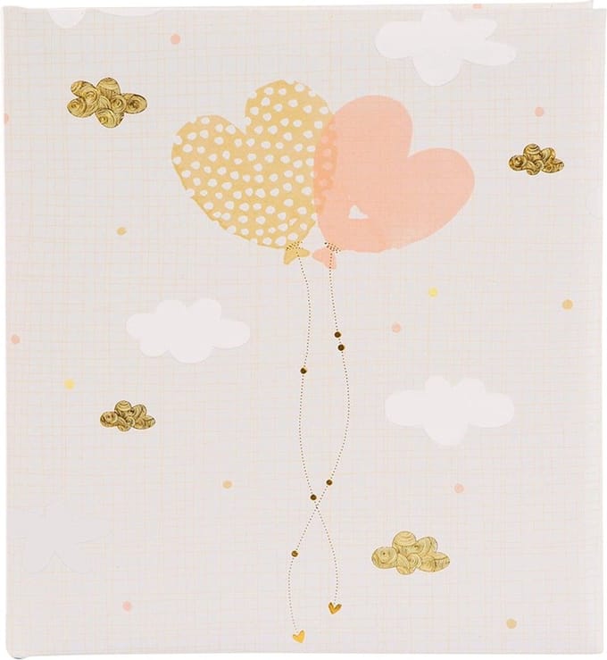 Goldbuch Ballooning Hearts gastenboek 23x25
