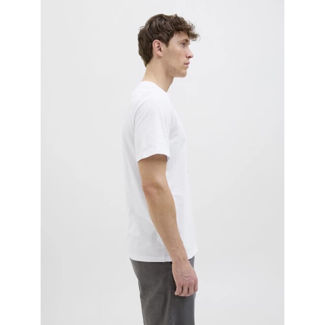 JACK&JONES JJBARBADOS TEE SS CREW NECK Heren T-shirt - White