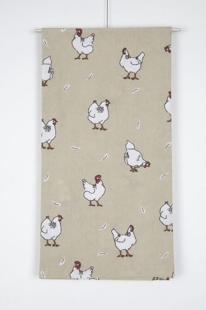 Keukendoek - Set van 2 - Kip - Keukenset - Theedoek -Keukentextiel - Moederdag