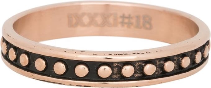 iXXXi Vulring 4mm Ball bear ring Roségoudkleurig - maat 20