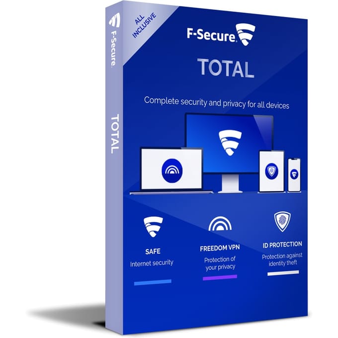 F-Secure Total Security & VPN 2026 3 Apparaten 2 Jaar