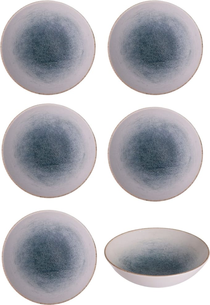 Hazel & Bos Juntos - Kom - 17,5 cm - Porselein - Set van 6 – Reactivo