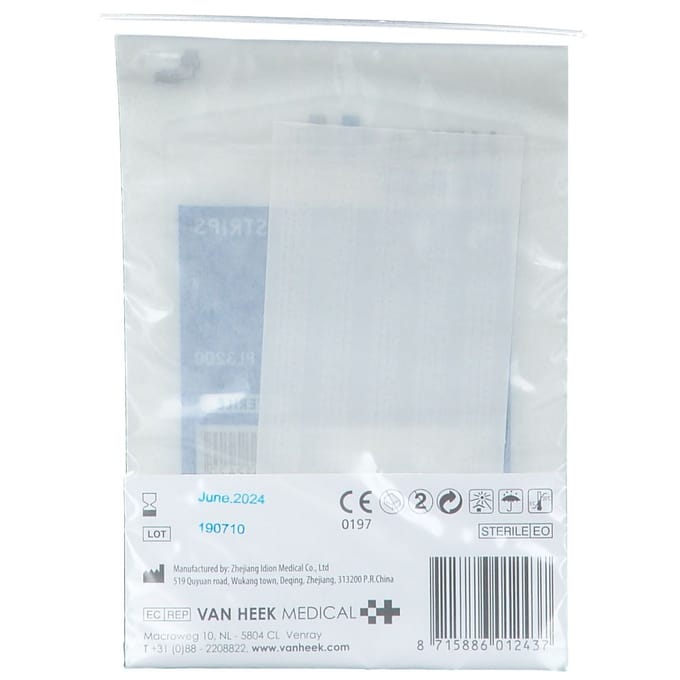 Suture Strips - Heka hechtingstrips 6 x 100mm - zakje 4 maal 5 stuks