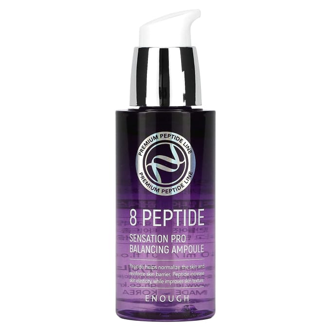 ENOUGH Premium 8 Peptide Sensation Pro Ampoule Équilibrante 30ml+CADEAU ALÉATOIRE gray