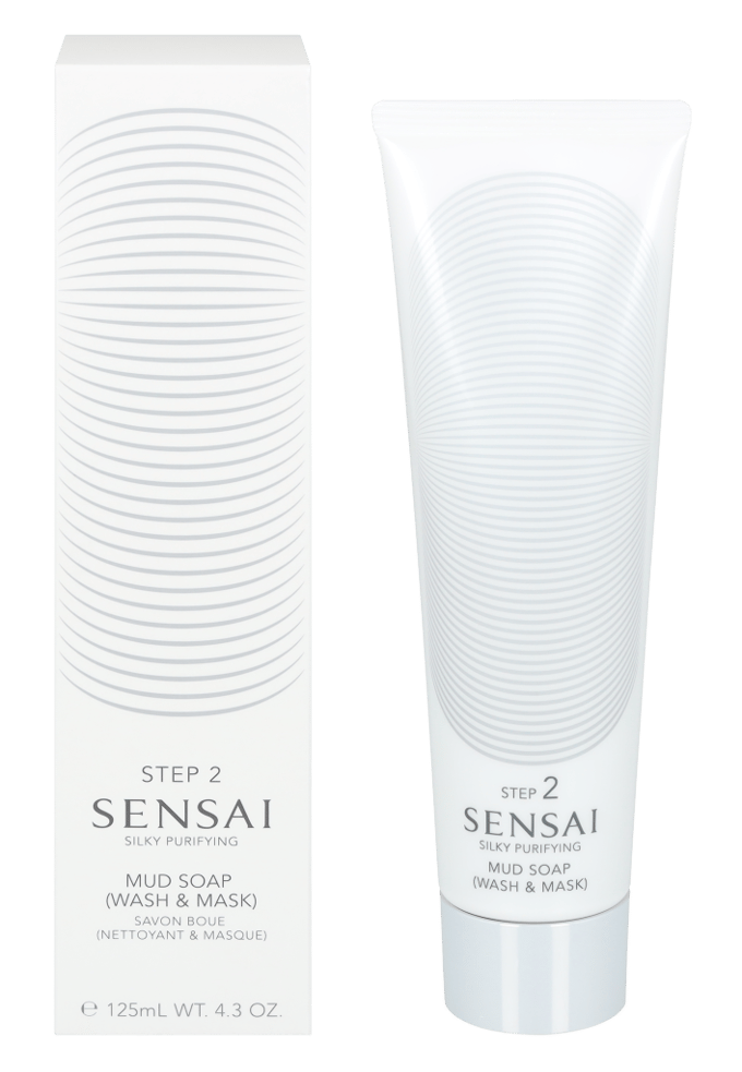 SENSAI Silky Purifying Mud Soap (Wash & Mask) Schoonmaken Dames 125 ml