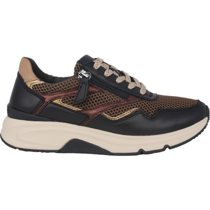 Gabor rollingsoft sensitive 56.896.43 - dames rollende wandelsneaker - Multikleur - maat 40.5 (EU) 7 (UK)