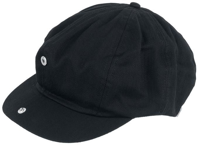 Brixton Beanie - Brood Snap Cap - zwart