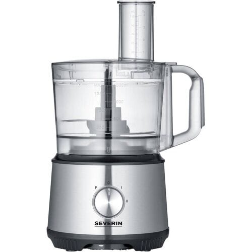 SEVERIN Keukenmachine KM 3892 - food processor - 1200 W - brushed stainless steel/black